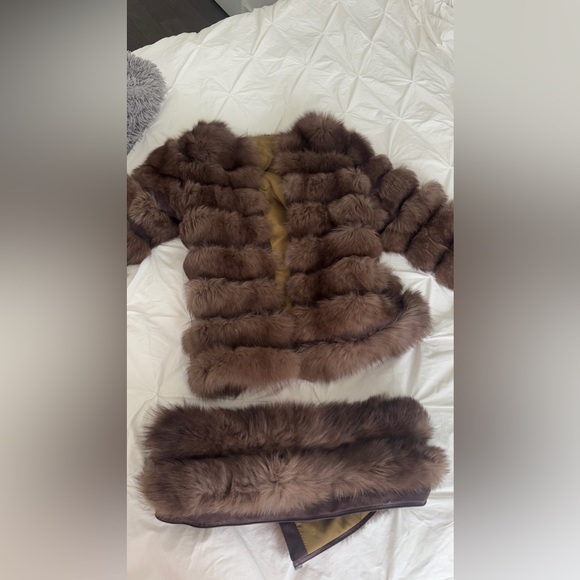 Real fox fur coat - Picture 6 of 7